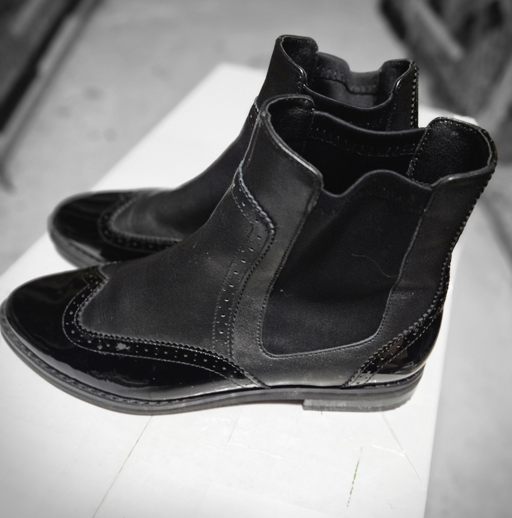 Melyann Patent Booties